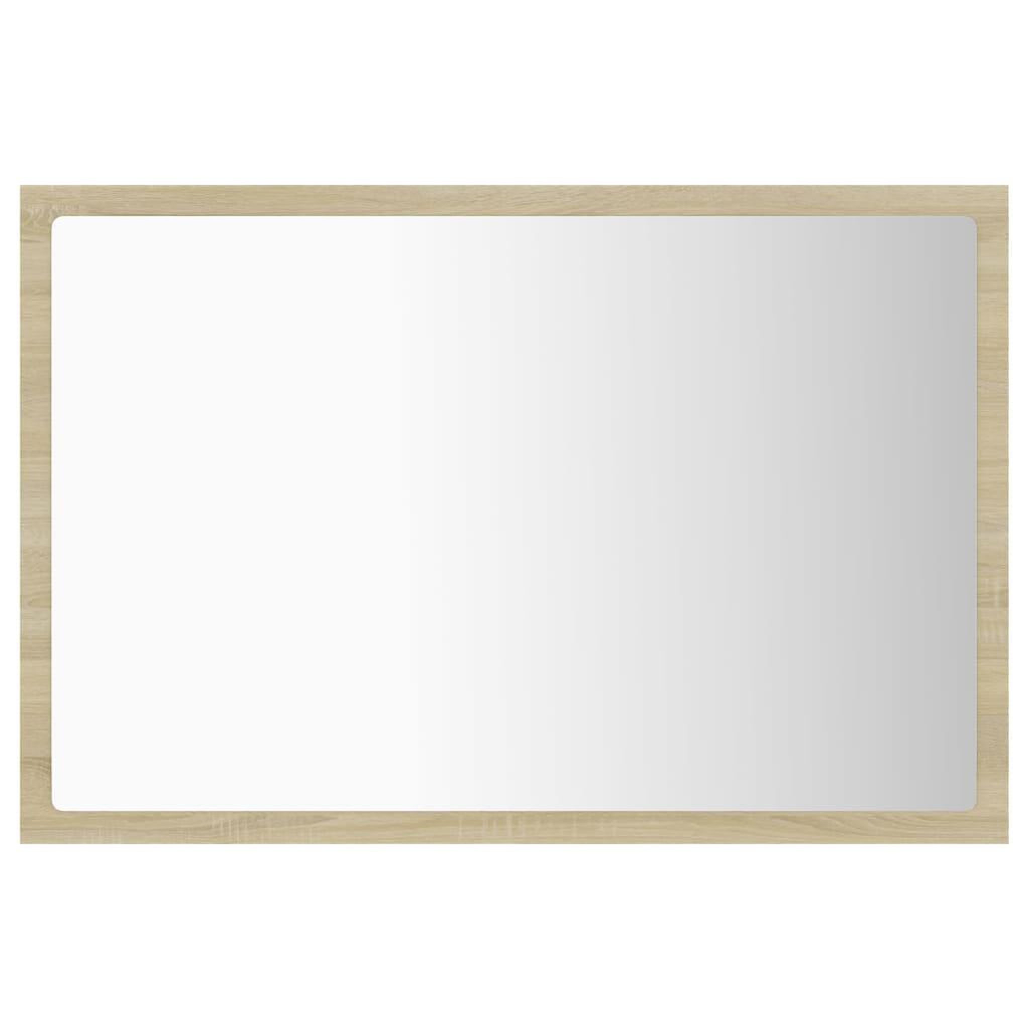 Voir la diapositive 3 : VIDAXL Miroir LED de salle de bain Chene sonoma 60x8,5x37 cm Acrylique