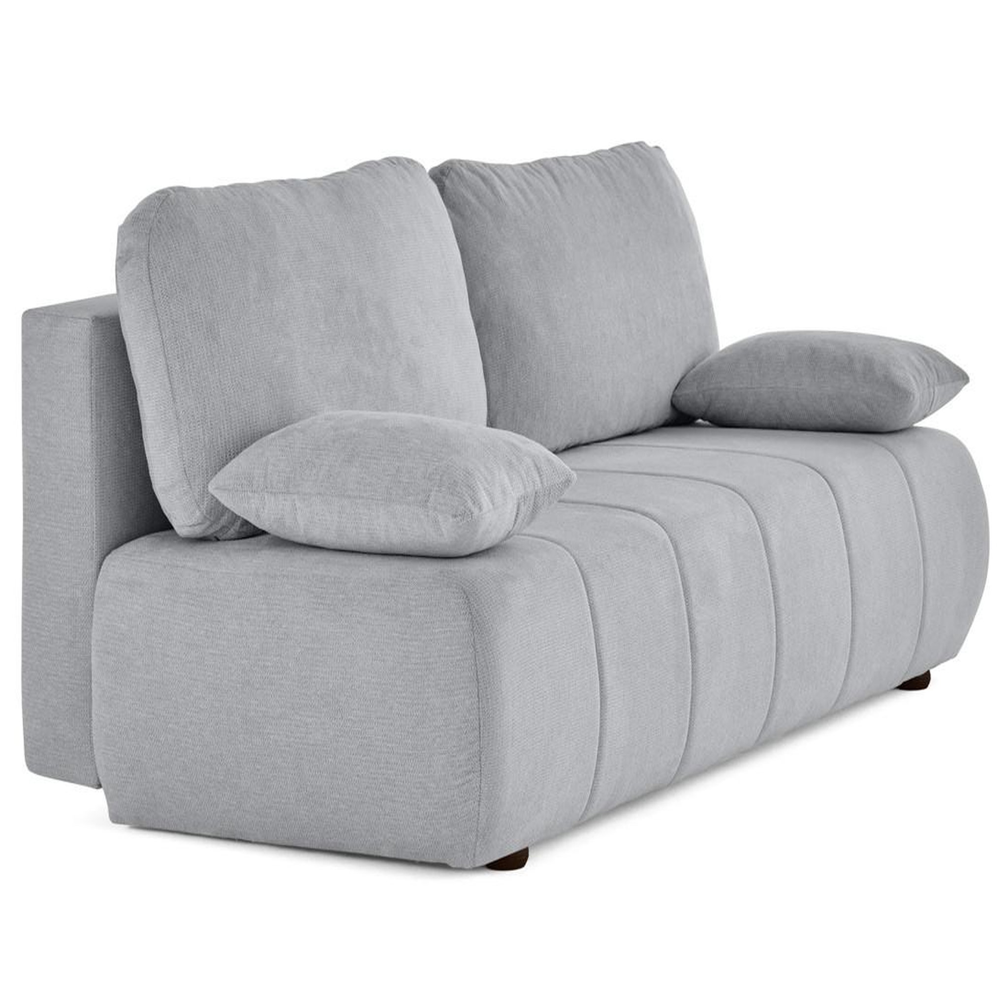 Voir la diapositive 5 : BEST MOBILIER Harper - canapé 3 places convertible avec coffre en tissu texturé