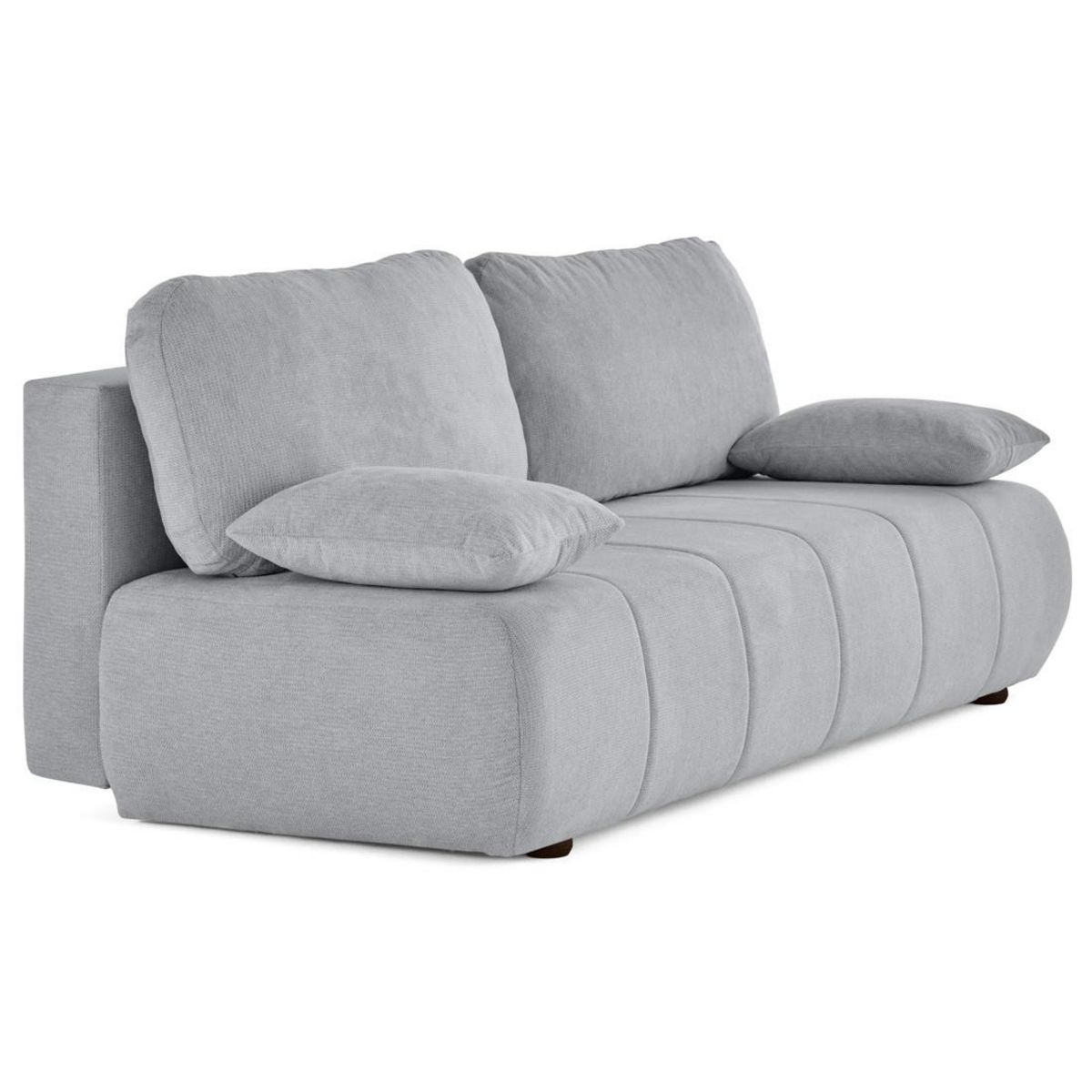 BEST MOBILIER Harper - canapé 3 places convertible avec coffre en tissu texturé