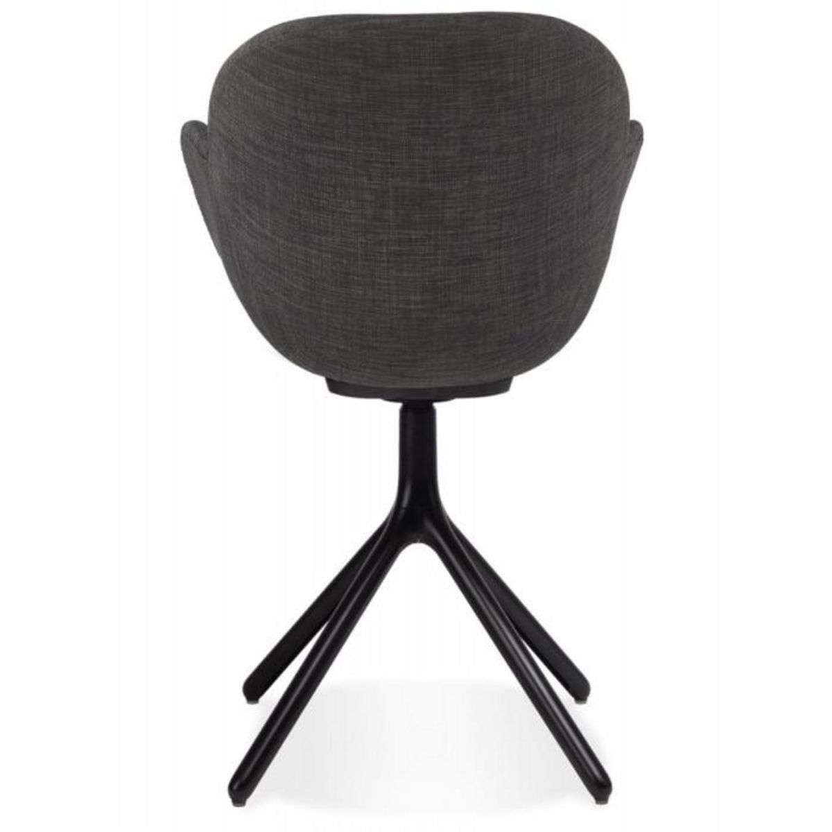 Paris Prix Chaise Design en Tissu  Maryellen  85cm Gris Foncé