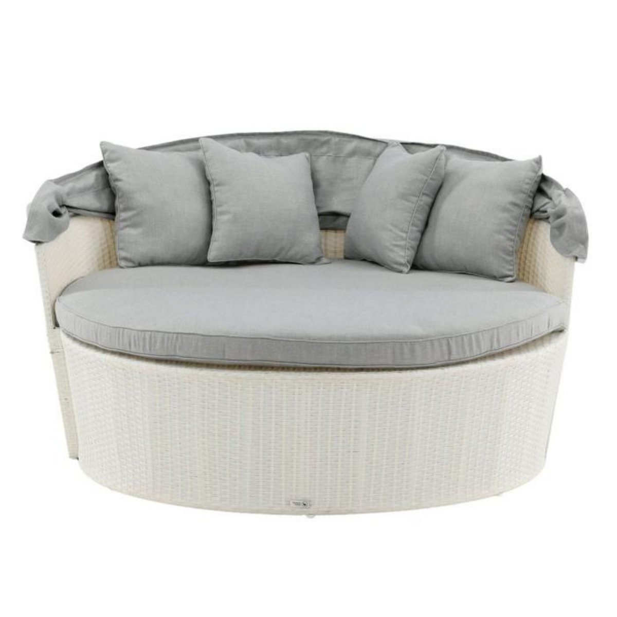 Paris Prix Salon de Jardin  Padova  153cm Blanc