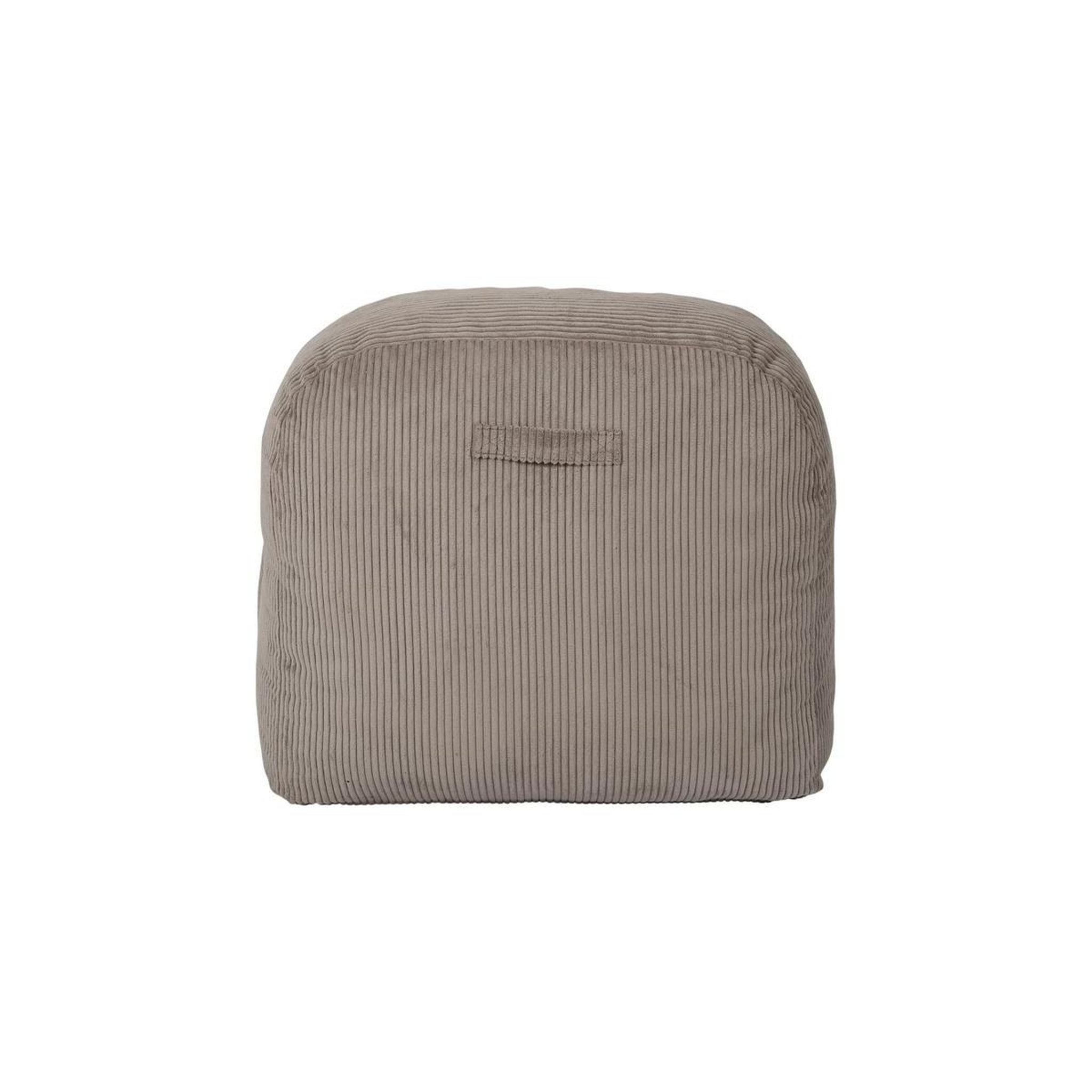 Voir la diapositive 4 : The Home Deco Factory Fauteuil compressé côtelé  scott  85cm taupe