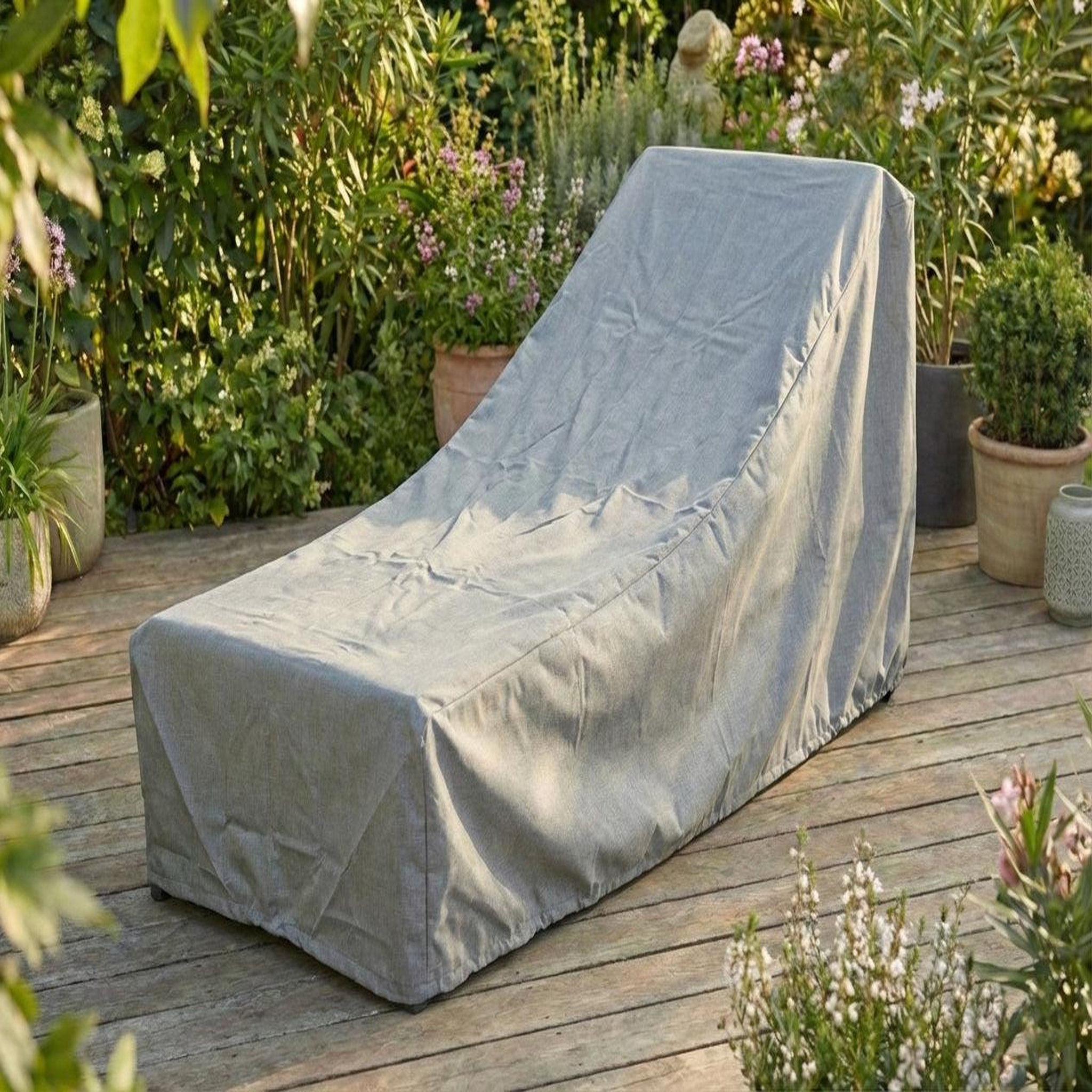 Voir la diapositive 3 : Jardiline Housse BAIN DE SOLEIL - 200 x 75 x 60/30 cm - Cover Garden
