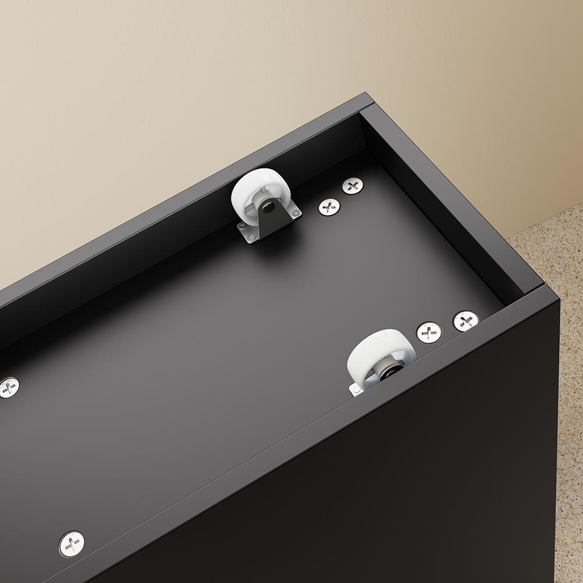 Voir la diapositive 6 : SOBUY SoBuy - Meuble bas de salle de bain à 4 tiroirs - Nordique - BZR54-II