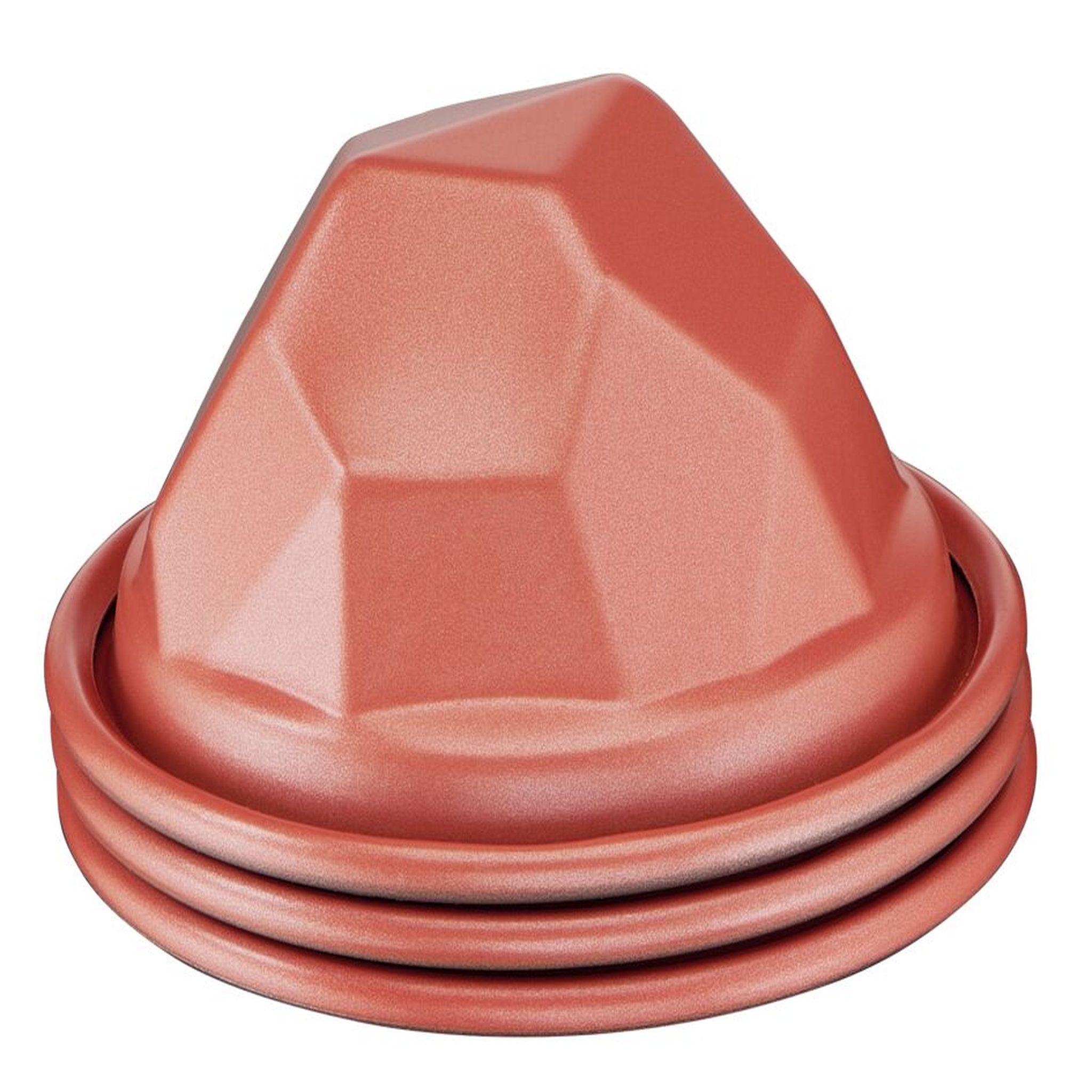 TEFAL Lot de 3 moules rochers 7.5cm CREABAKE