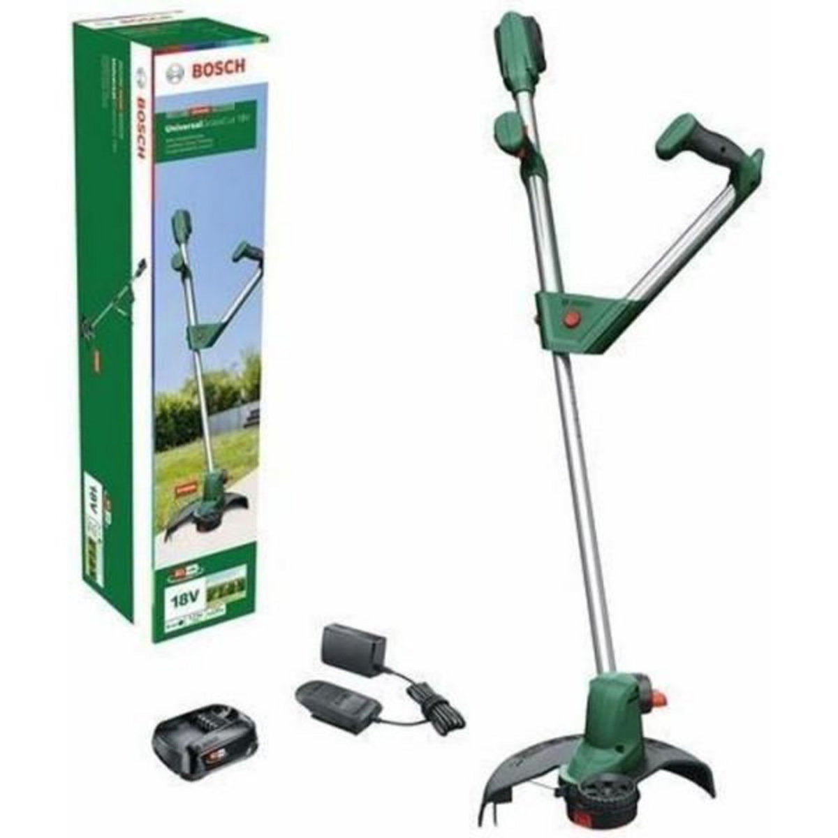 BOSCH Coupe-bordures Bosch - UniversalGrassCut 18-260 (Livré avec 1 batterie et 1 chargeur) - PowerForAll