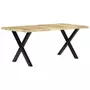 VIDAXL Table de salle a manger 180x90x76 cm Bois de manguier massif