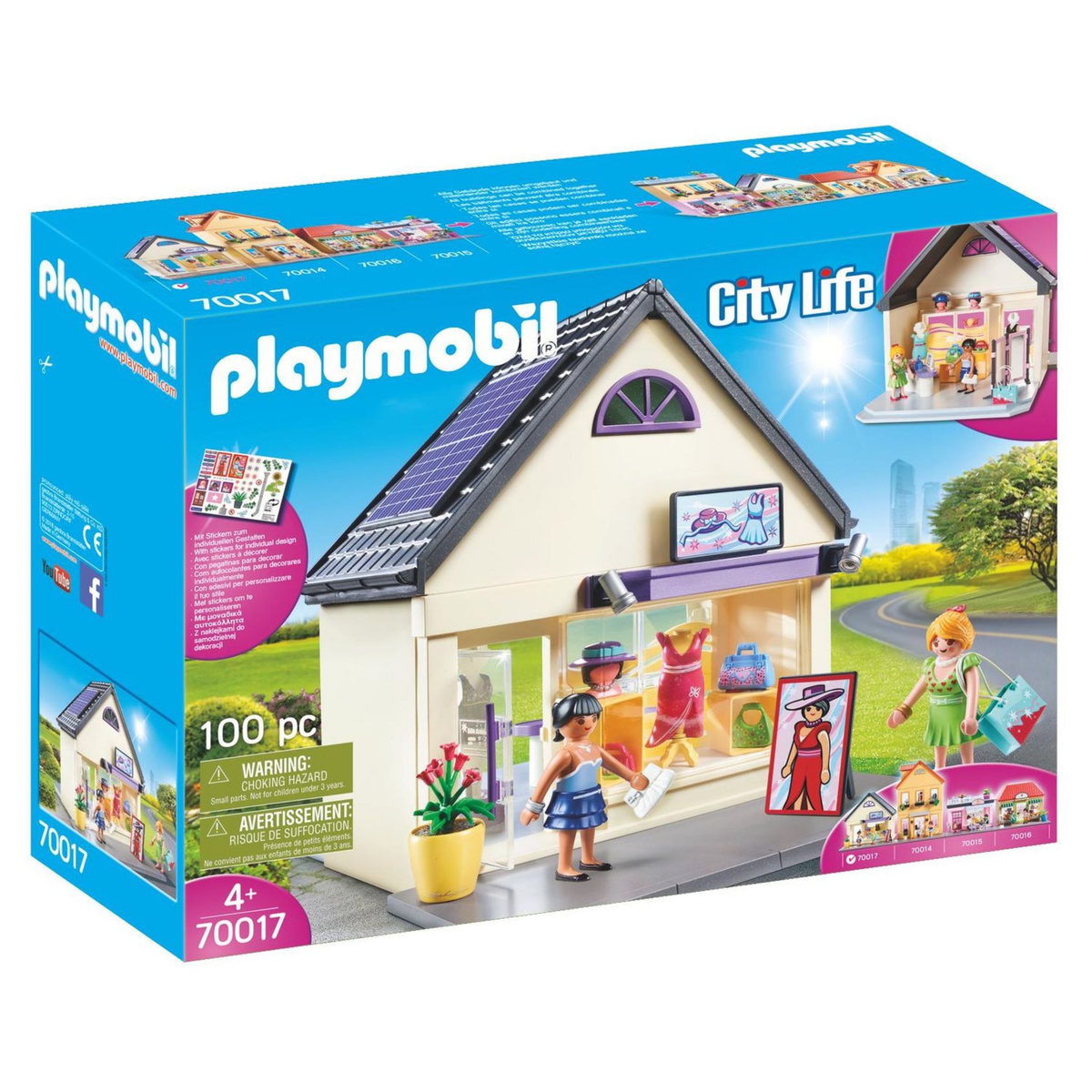 PLAYMOBIL 70017 - City Life - Boutique de mode