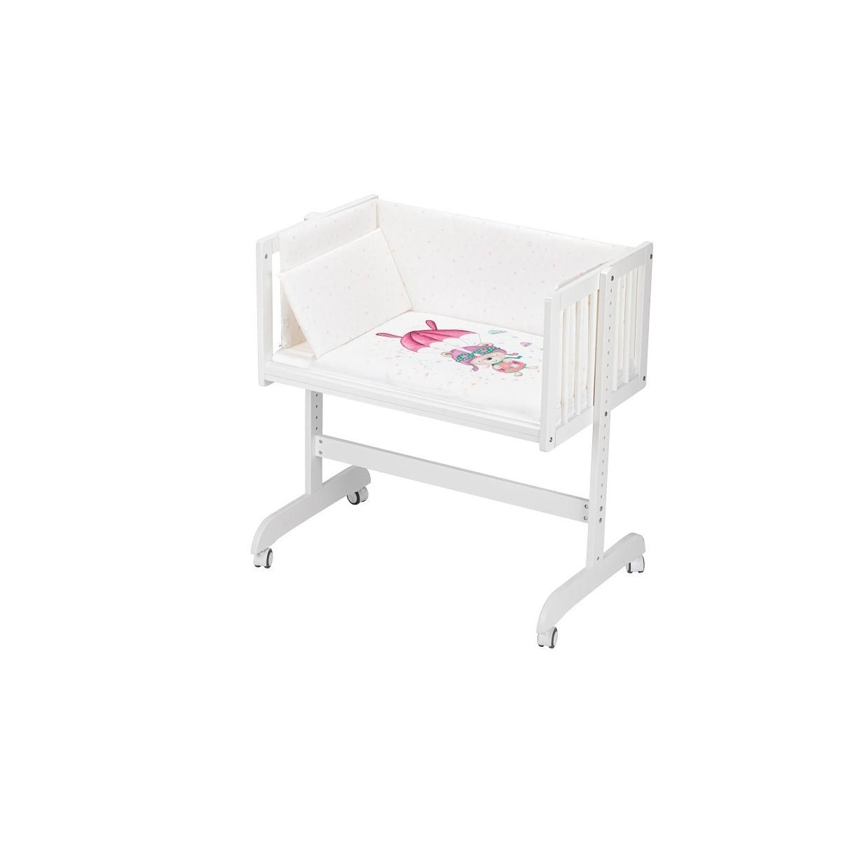 INTERBABY Berceau Cododo Parachute Rose - Sécurité et Confort pour Bébé