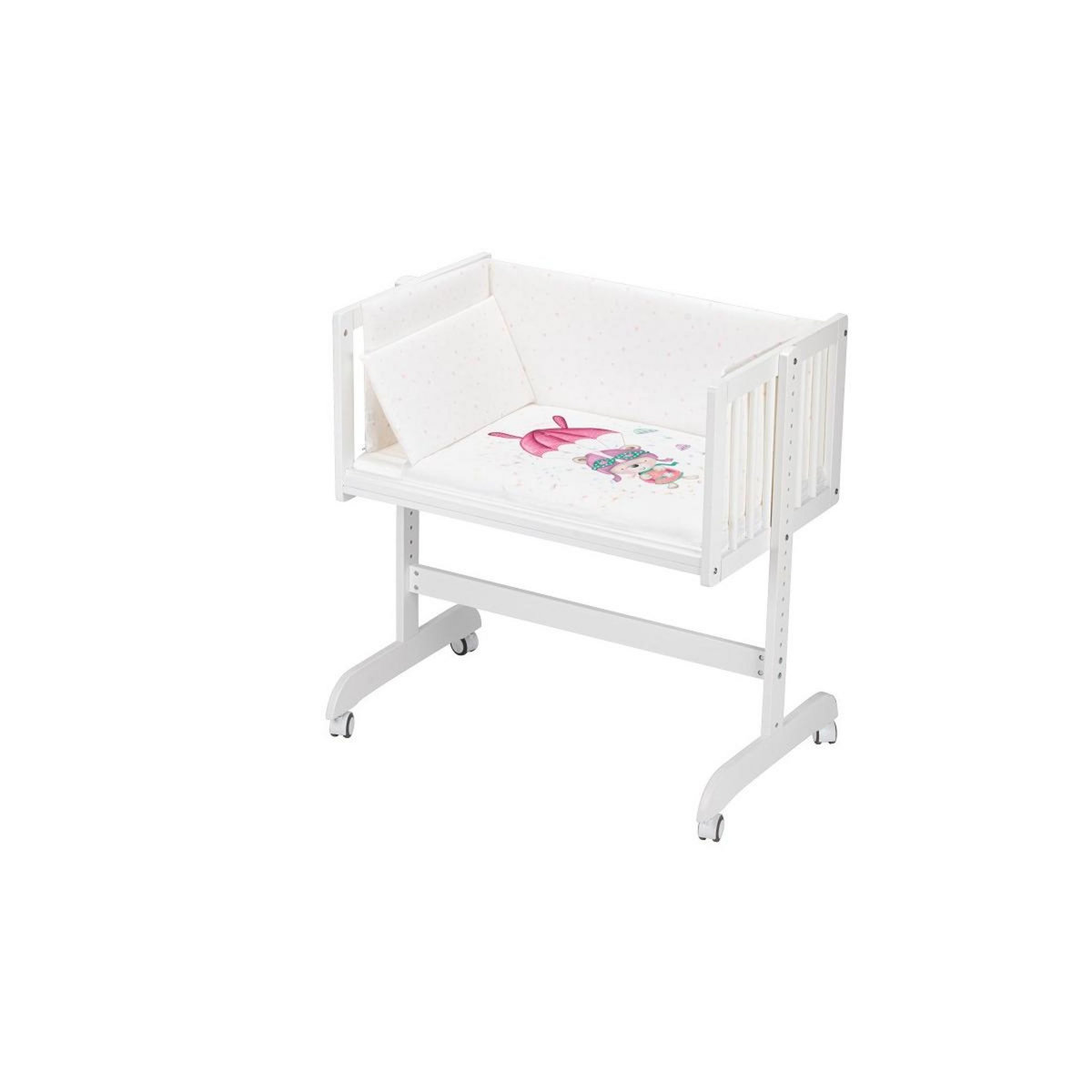 INTERBABY Berceau Cododo Parachute Rose - Sécurité et Confort pour Bébé