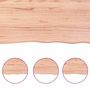 Voir la diapositive 5 : VIDAXL Comptoir de salle de bain marron 100x50x(2-4) cm bois traite