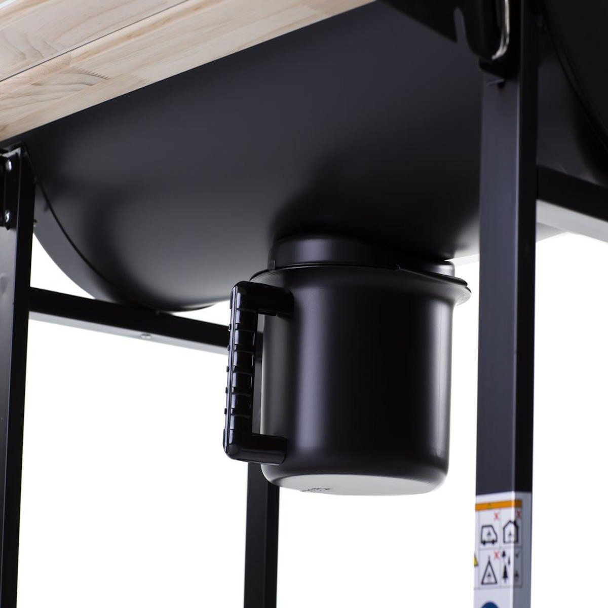 Habitat et Jardin Barbecue XXL charbon de bois  King  - 95 x 63 x 105 cm - Noir