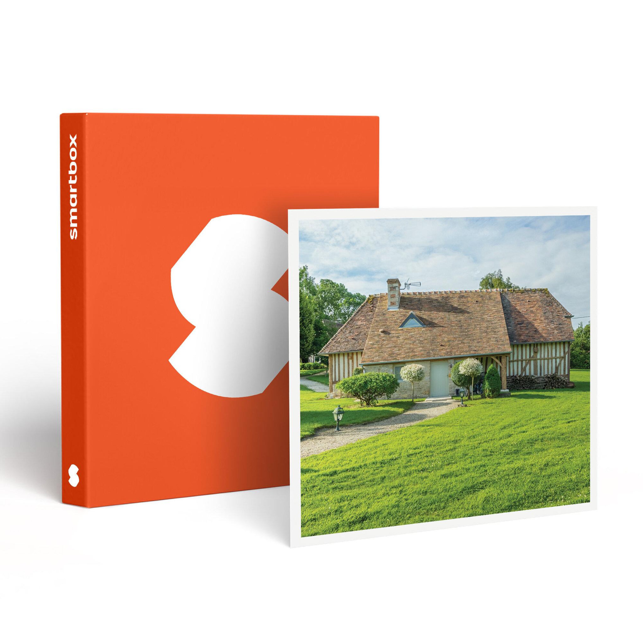 Smartbox 3 jours en famille en maison normande avec accès libre au bain bouillonnant près de caen - coffret cadeau séjour