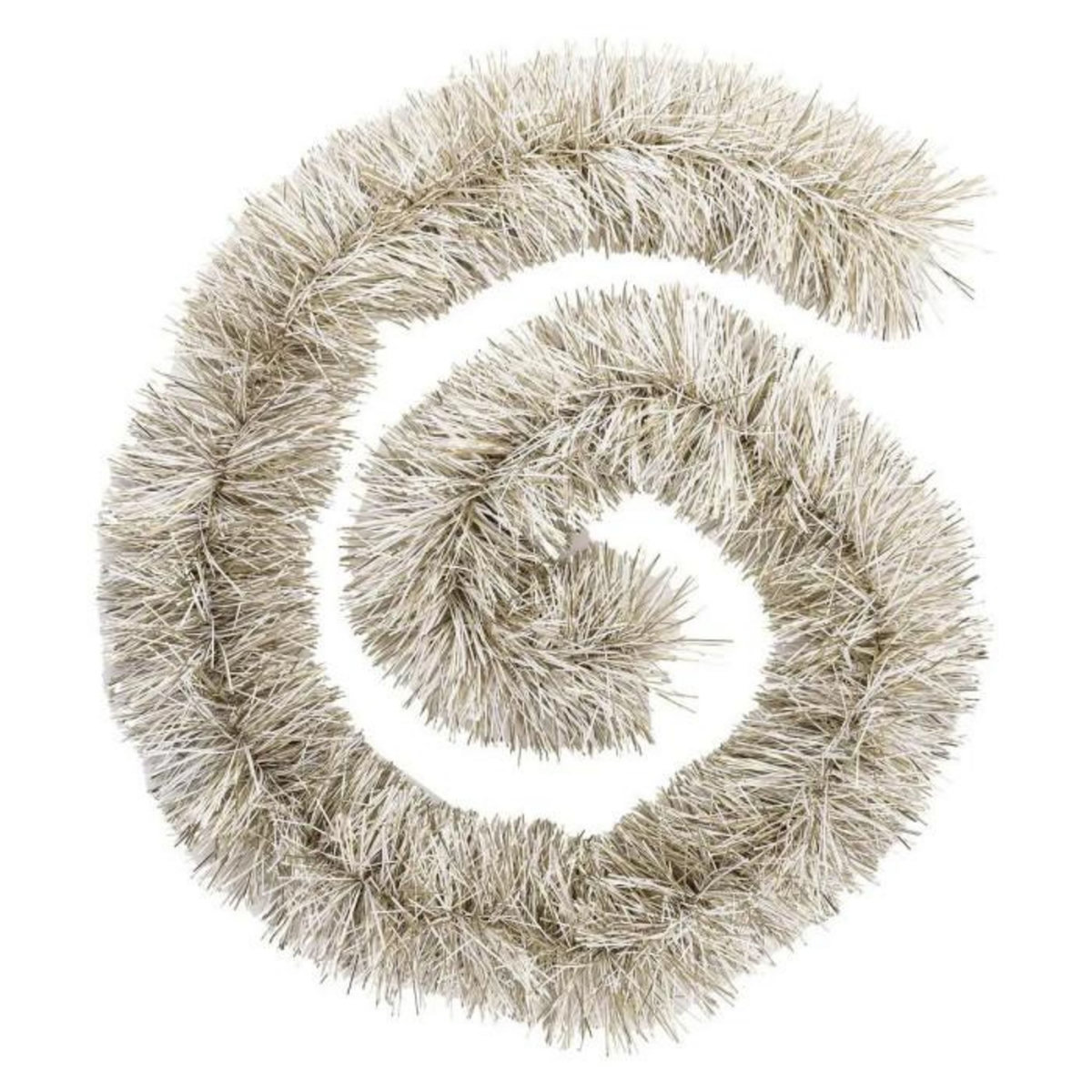 ATMOSPHERA Guirlande de Noël  Maison  200cm Or & Blanc