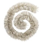 ATMOSPHERA Guirlande de Noël  Maison  200cm Or & Blanc