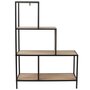 Voir la diapositive 2 : Paris Prix Étagère Escalier  Edison  112cm Naturel & Noir
