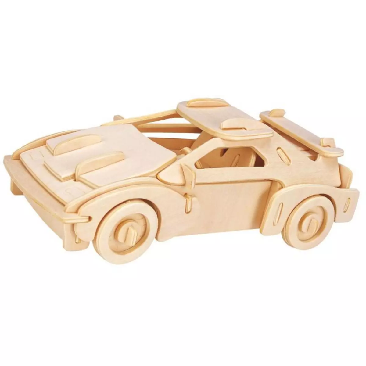 Eureka Toys Eureka - Gepetto's Jeux de construction en bois Kit 3D - voiture 52473157