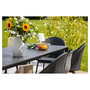 Voir la diapositive 6 : JARDILINE Table de jardin extensible - 8/12 places - Aluminium - Anthracite - PALMA