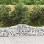 Voir la diapositive 1 : VIDAXL Paniers a gabions arques 40 pcs 200x50x40/60 cm fer galvanise