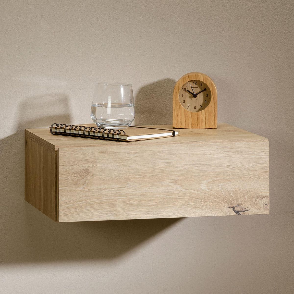 IDIMEX Chevet suspendu OCEANE, en bois