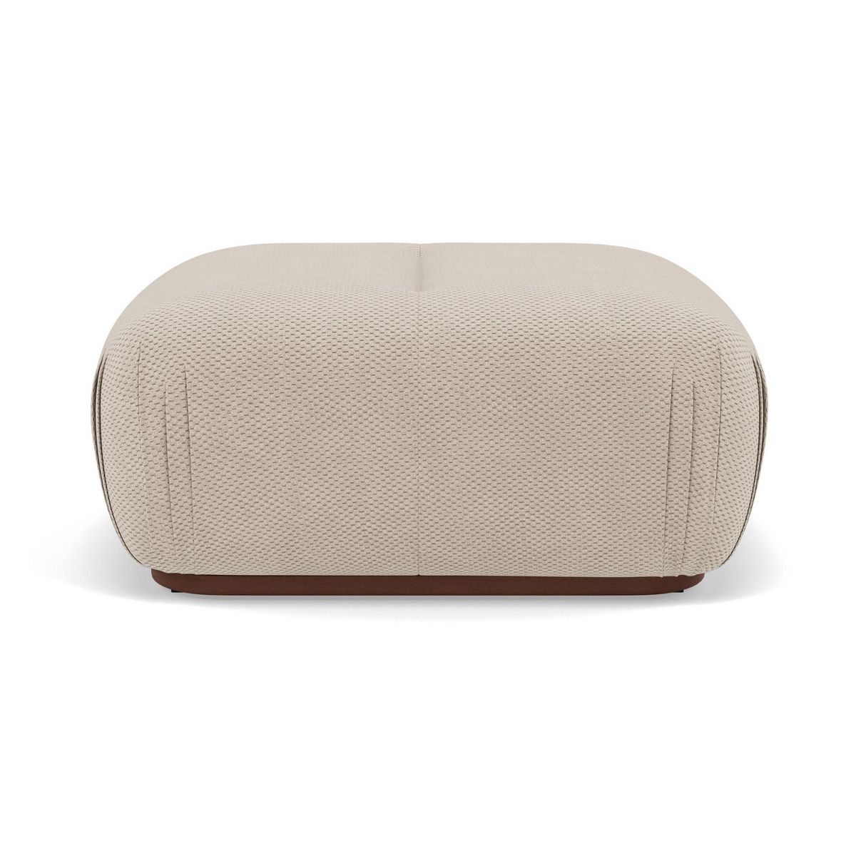 LISA DESIGN Penelope - pouf en velours texturé
