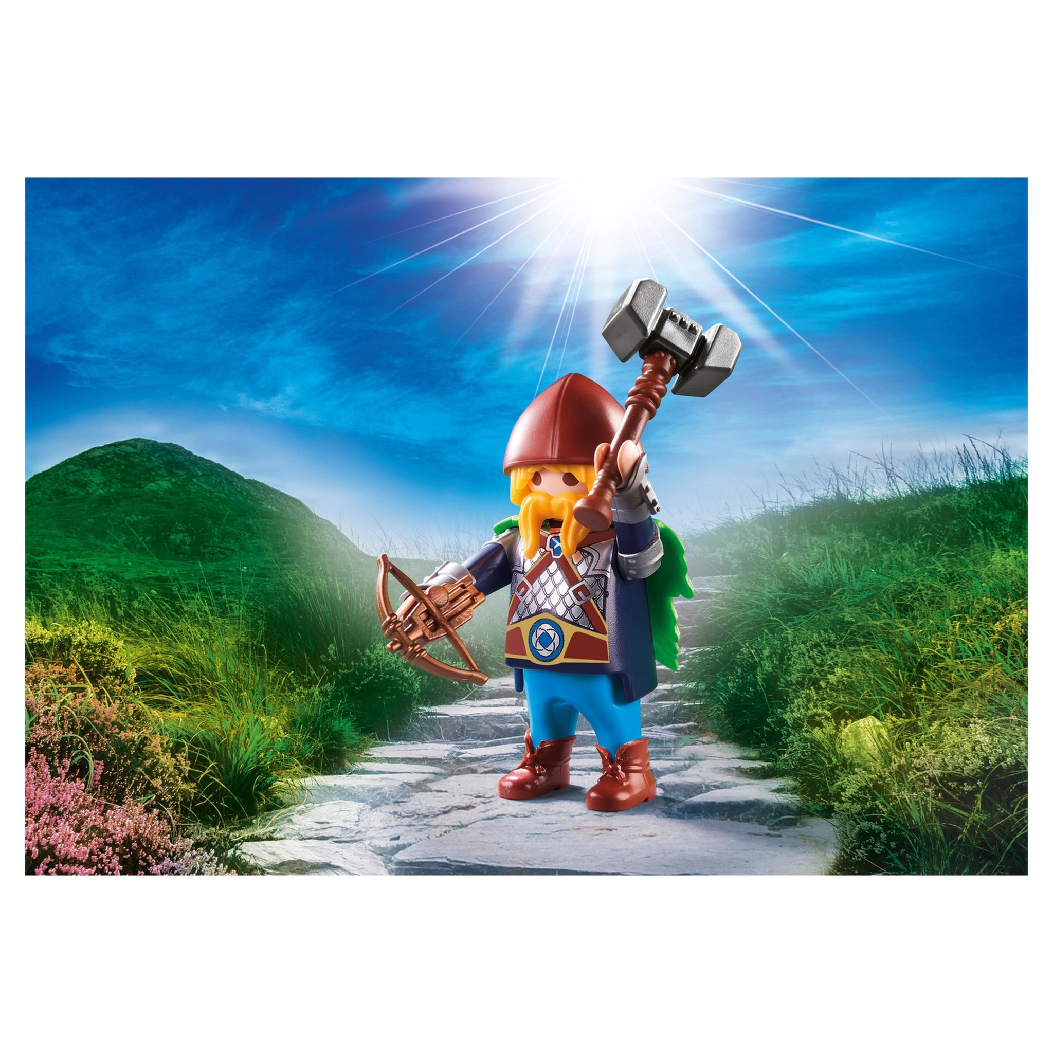 Voir la diapositive 2 : PLAYMOBIL 70240 - Friends - Combattant nain avec arbalète