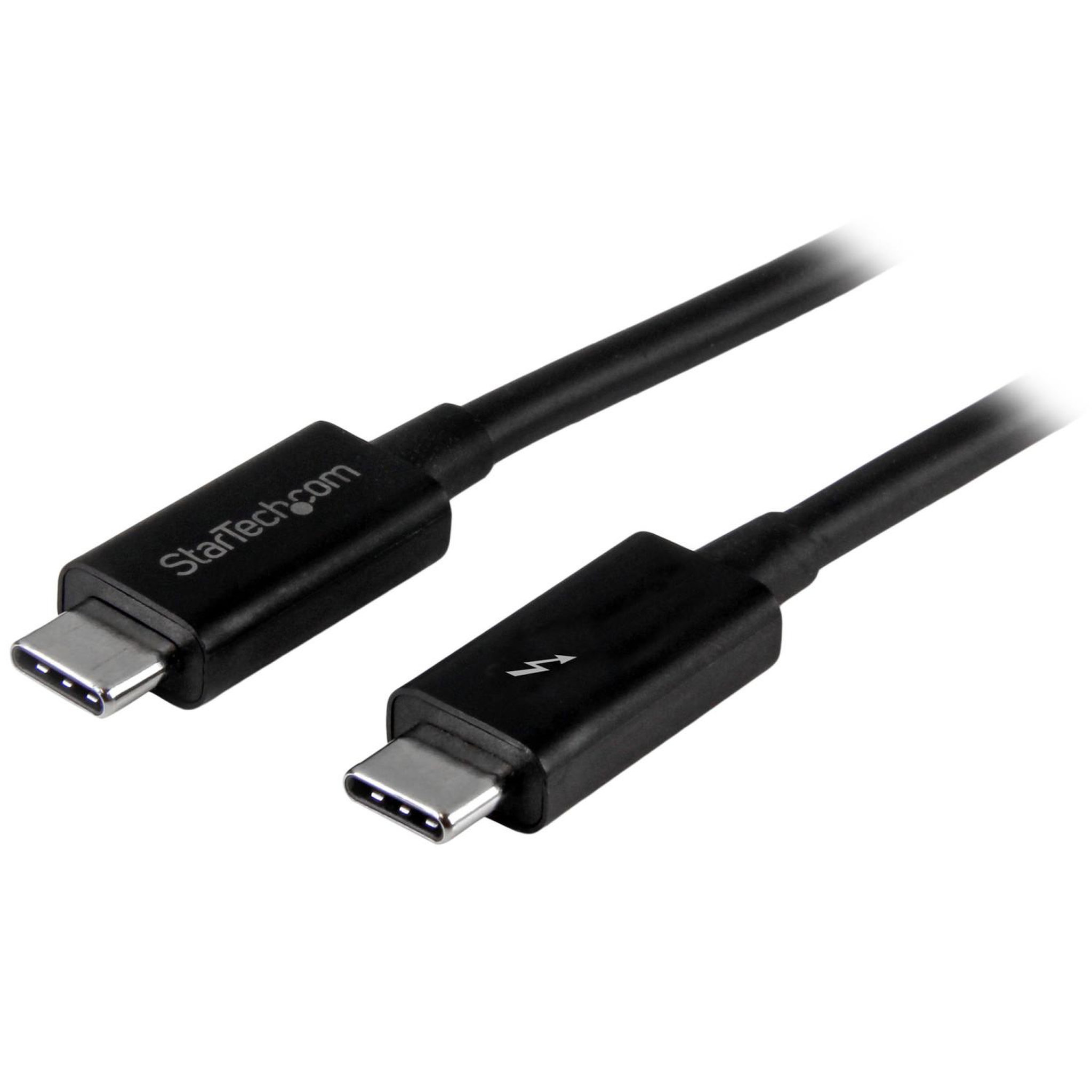 Startech StarTech.com Câble Thunderbolt 3 (20 Gb/s) USB-C de 1 m - Compatible Thunderbolt, USB et DisplayPort - M/M