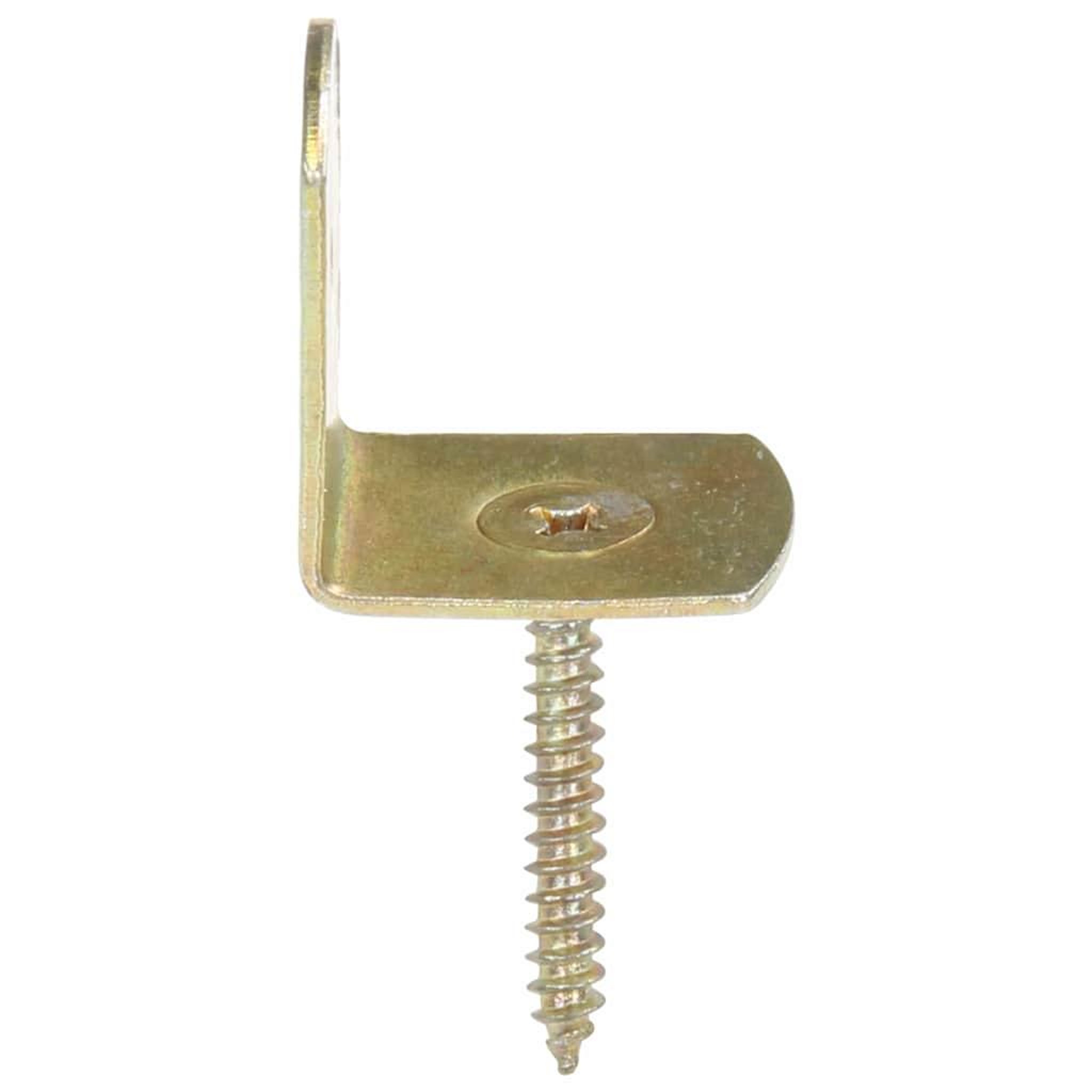 Voir la diapositive 5 : VIDAXL Supports de panneau de cloture 48pcs forme en l metal galvanise