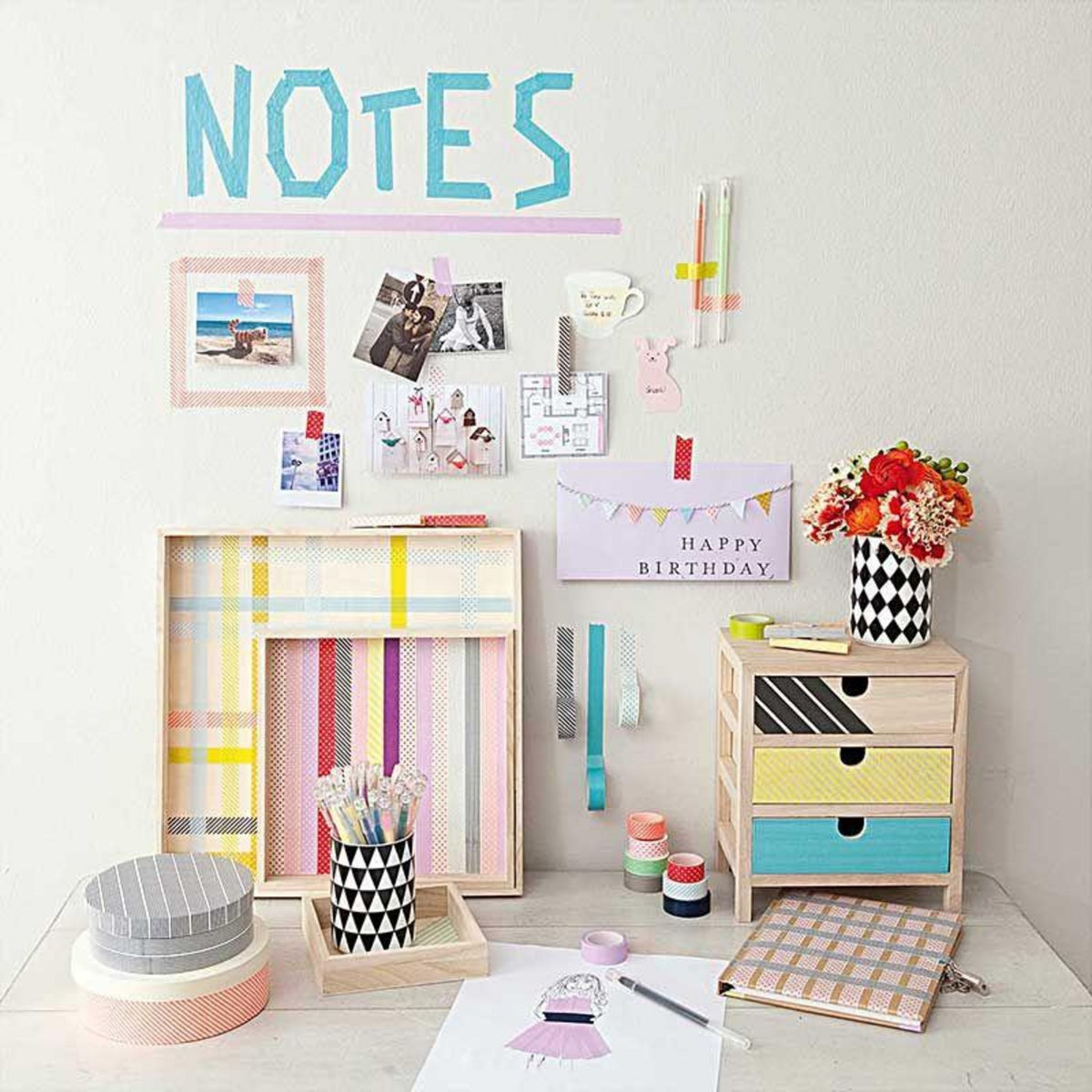 RICO DESIGN 6 stylos gel pastel - 0,8 mm