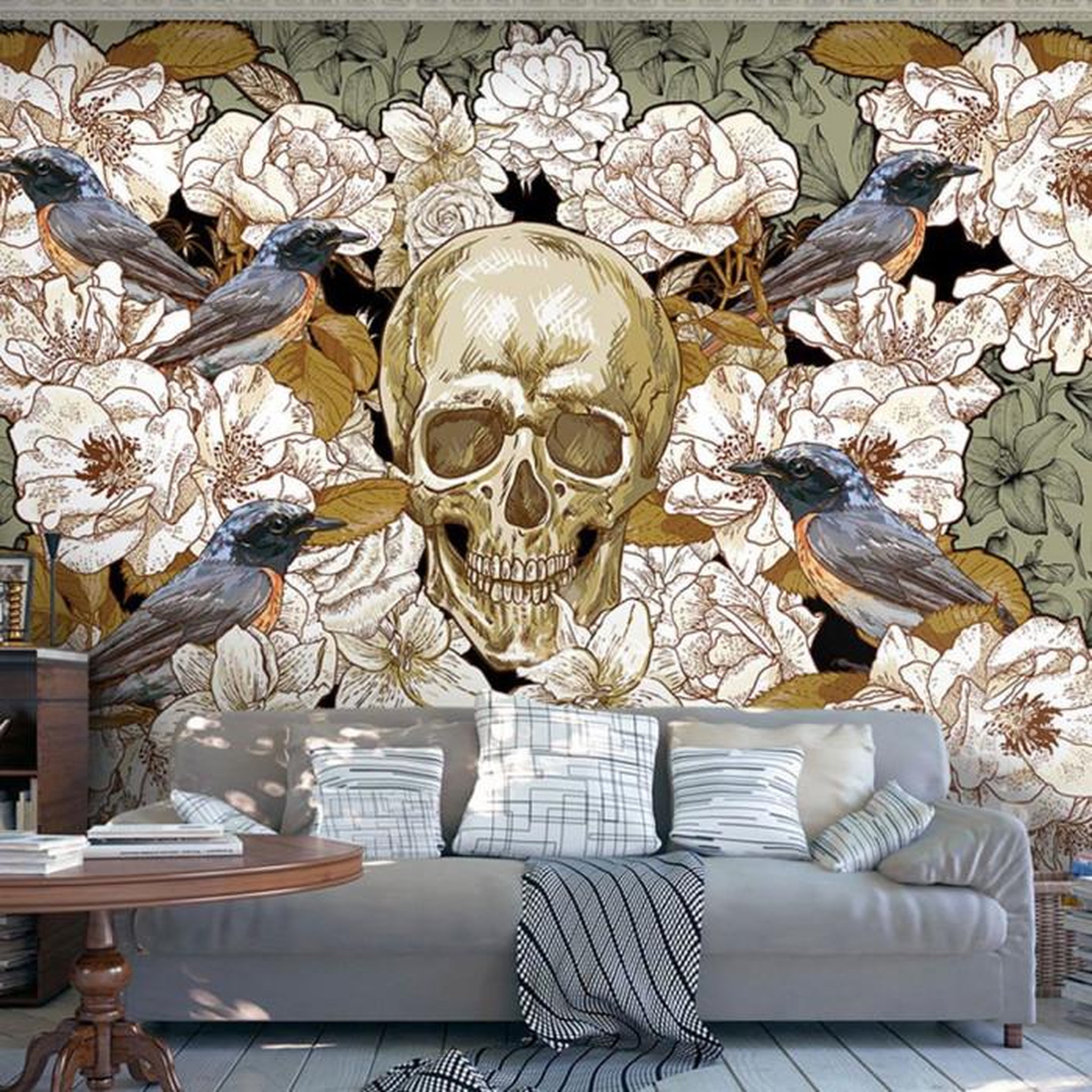 Paris Prix Papier Peint  Among Flowers. Coloris disponibles : Multicolore