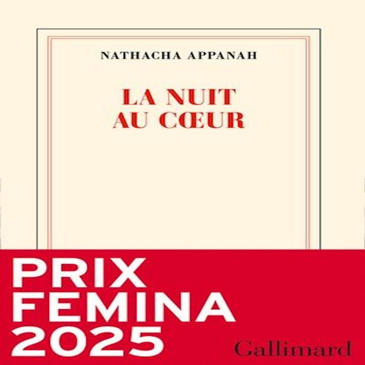 LA NUIT AU COEUR, Appanah Nathacha