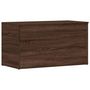 Voir la diapositive 2 : VIDAXL Coffre de rangement Chene marron 84x42x46 cm Bois d'ingenierie