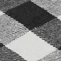 VIDAXL Couverture Coton Carreaux 125x150 cm Anthracite