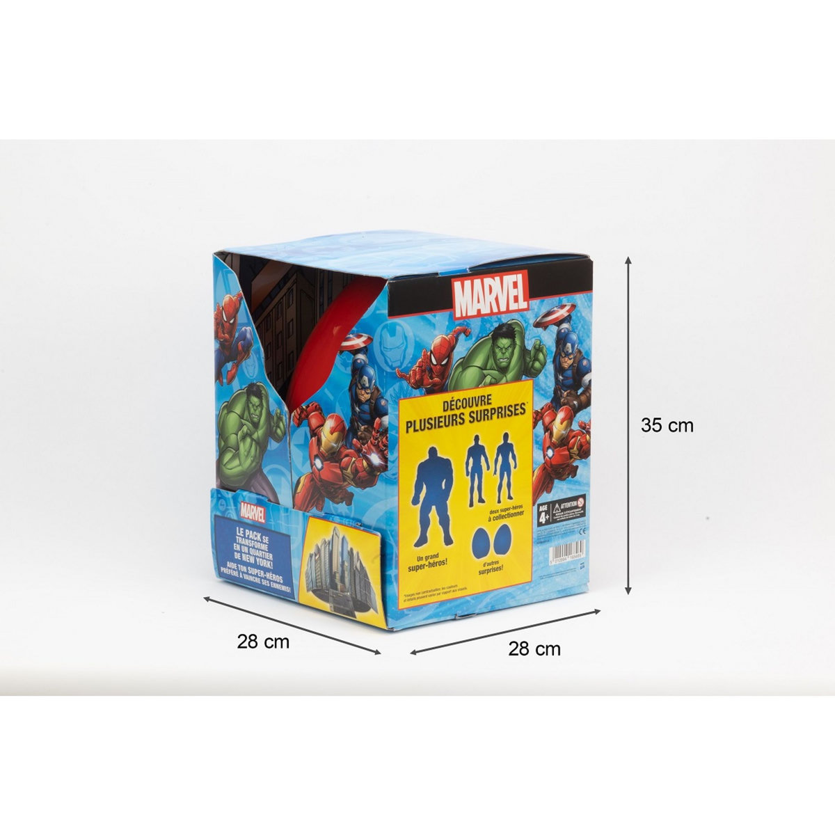 HASBRO Oeuf de Pâques géant avec 6 surprises - Marvel