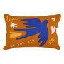 Voir la diapositive 1 : ATMOSPHERA Coussin Déco Brodé  Libertad  38x58cm Terracotta