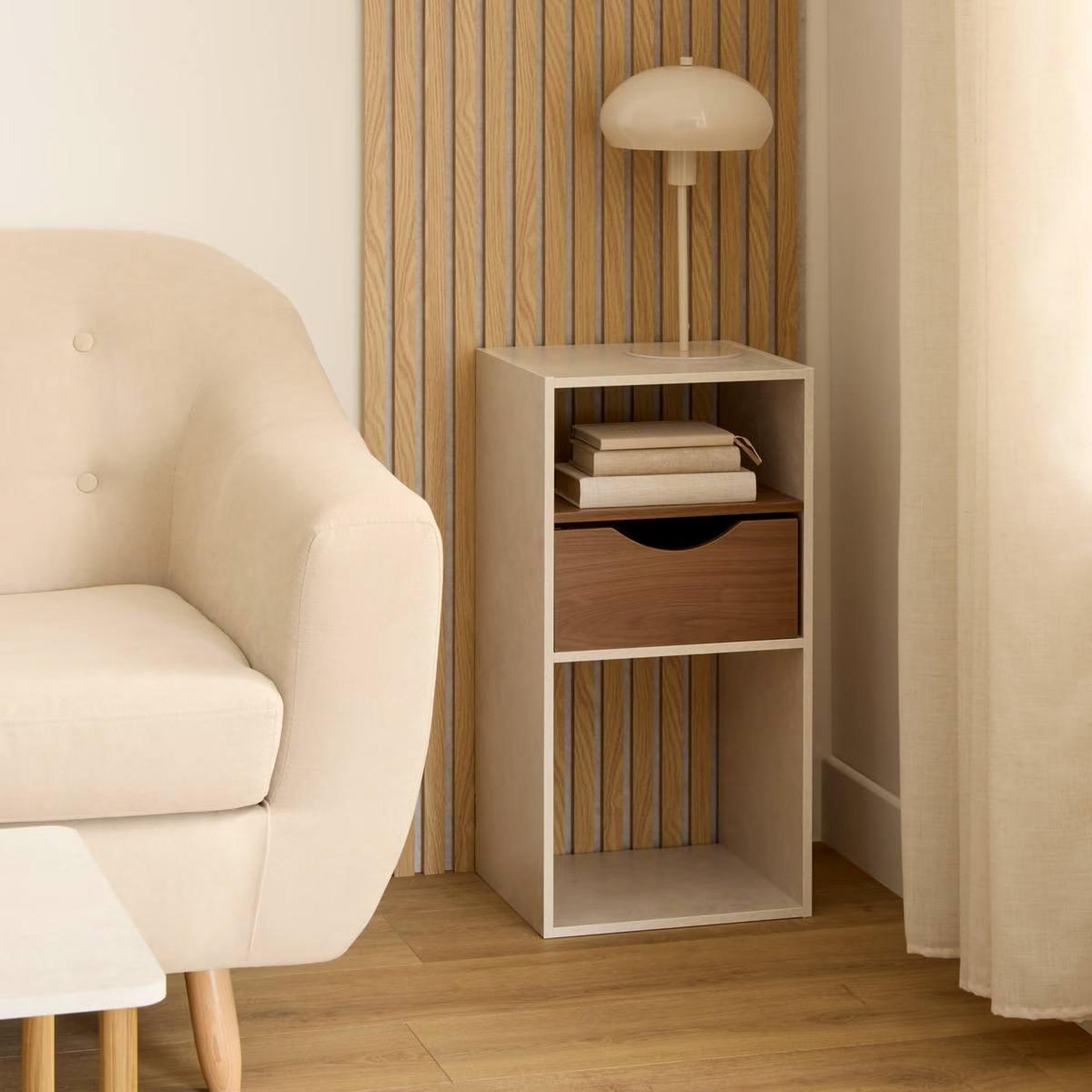 Voir la diapositive 5 : Paris Prix Étagère 2 Cases  Mix n'Modul  67cm Beige
