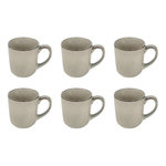 SECRET DE GOURMET Lot de 6 Mugs  Terre Inconnue  42cl Vert Clair