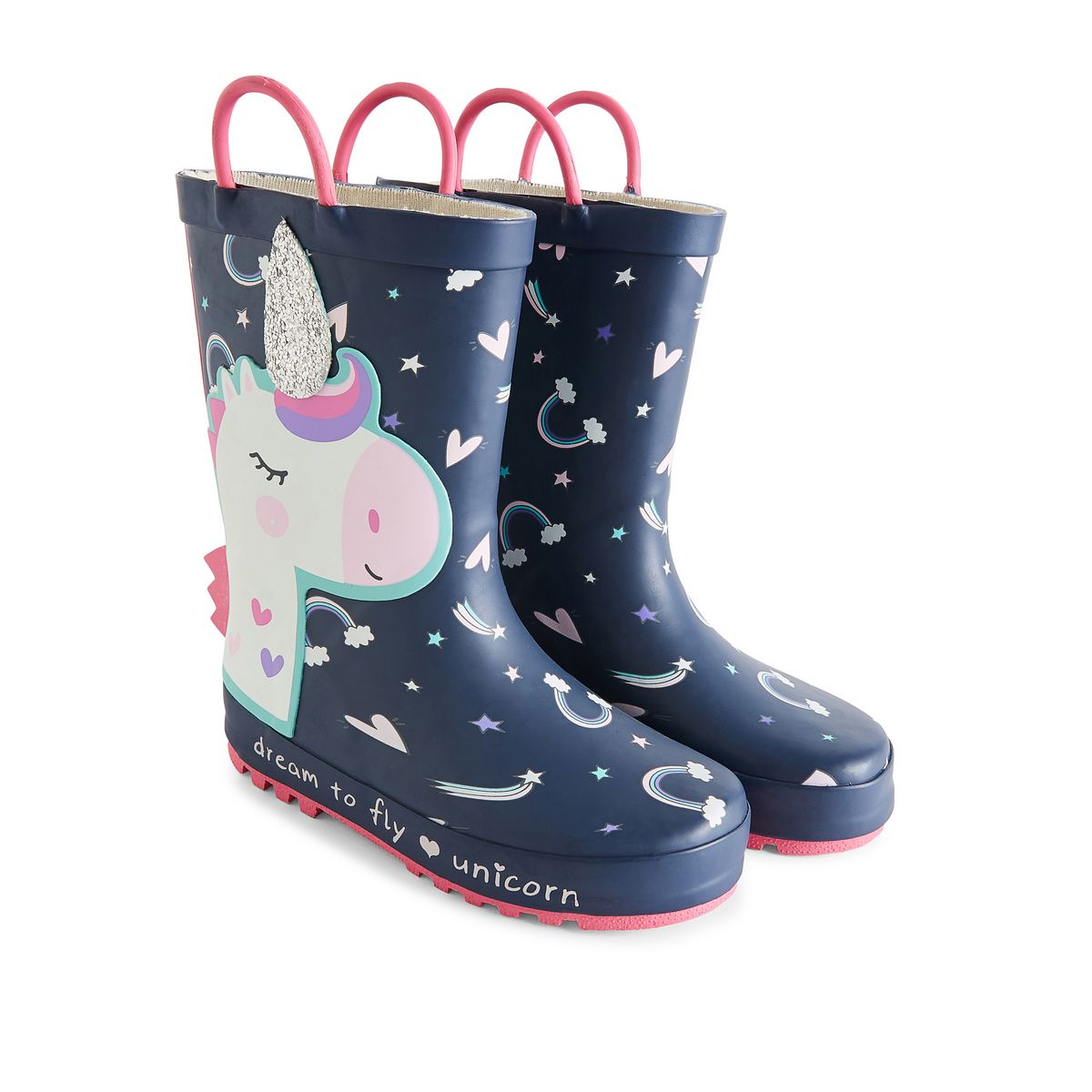 INEXTENSO Bottes de pluie licornes fille du 25 au 35