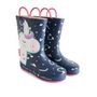 Voir la diapositive 1 : INEXTENSO Bottes de pluie licornes fille du 25 au 35
