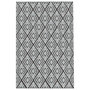 Voir la diapositive 1 : OUTSUNNY Tapis d'extérieur réversible motif graphique dim. 2,7 x 1,8 m polypropylène gris noir
