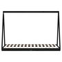 Voir la diapositive 4 : VIDAXL Cadre de lit pour enfants noir 90x190 cm bois de pin massif