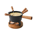 BOSKA Ensemble de Fondue Boska Party Pro Caquelon en Fonte 700ml pour 2-4 Personnes