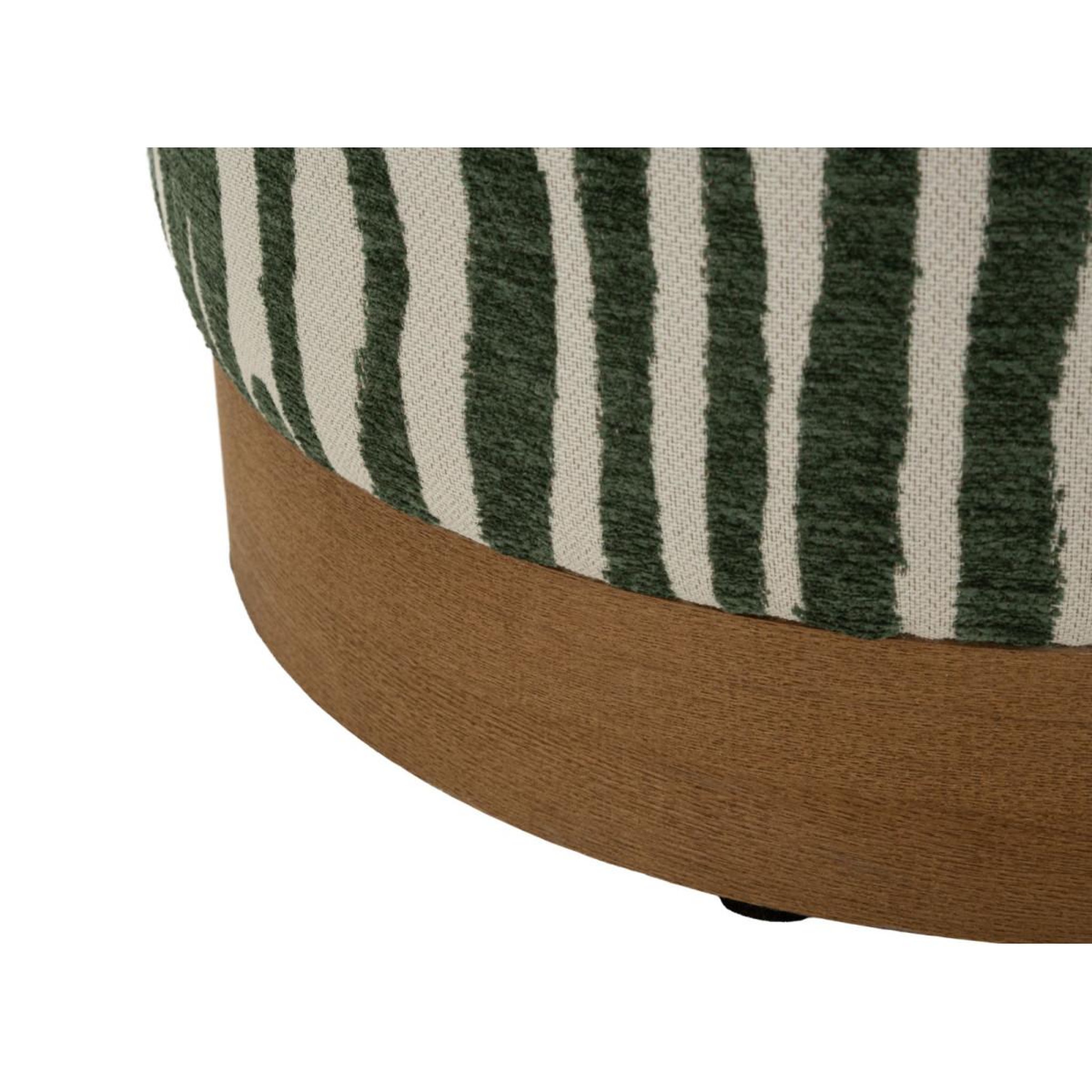 Voir la diapositive 3 : Paris Prix Pouf imprimé zèbre  savana  40cm vert