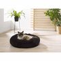 Voir la diapositive 3 : Paris Prix Coussin Rond pour Chien & Chat  Fluffy  55cm Noir