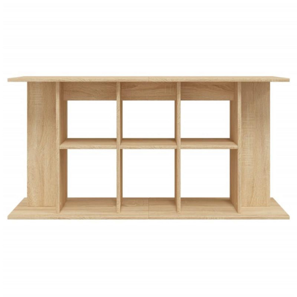 VIDAXL Support d aquarium chêne sonoma 120x40x60cm bois d ingénierie