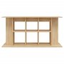 Voir la diapositive 4 : VIDAXL Support d aquarium chêne sonoma 120x40x60cm bois d ingénierie