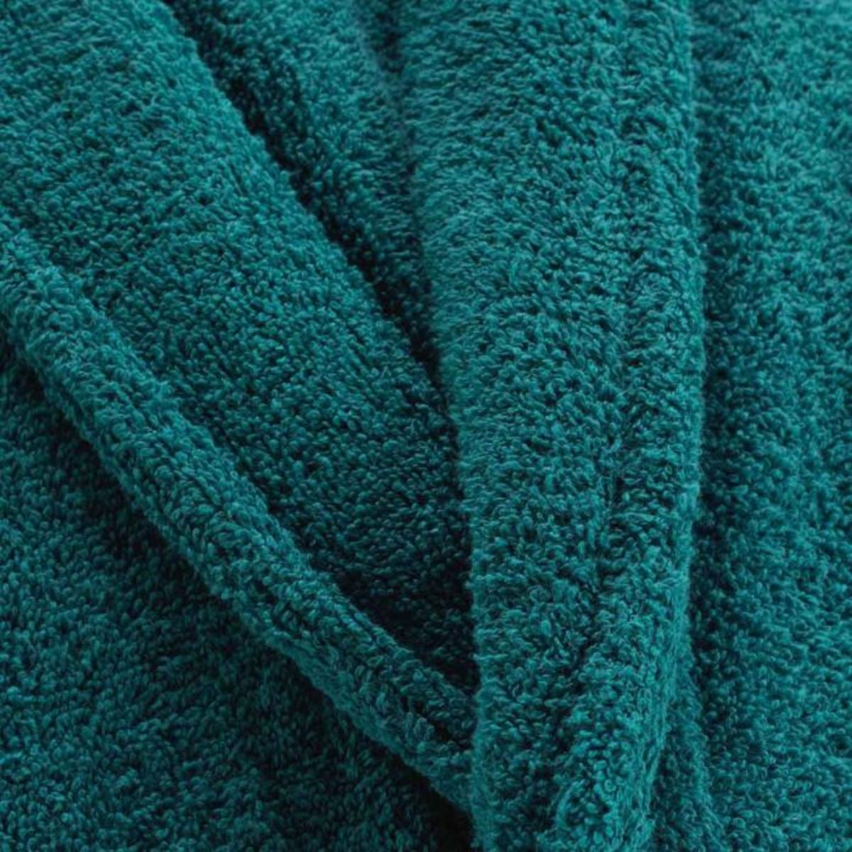 Paris Prix Peignoir Col Châle en Coton  Tendresse  Émeraude