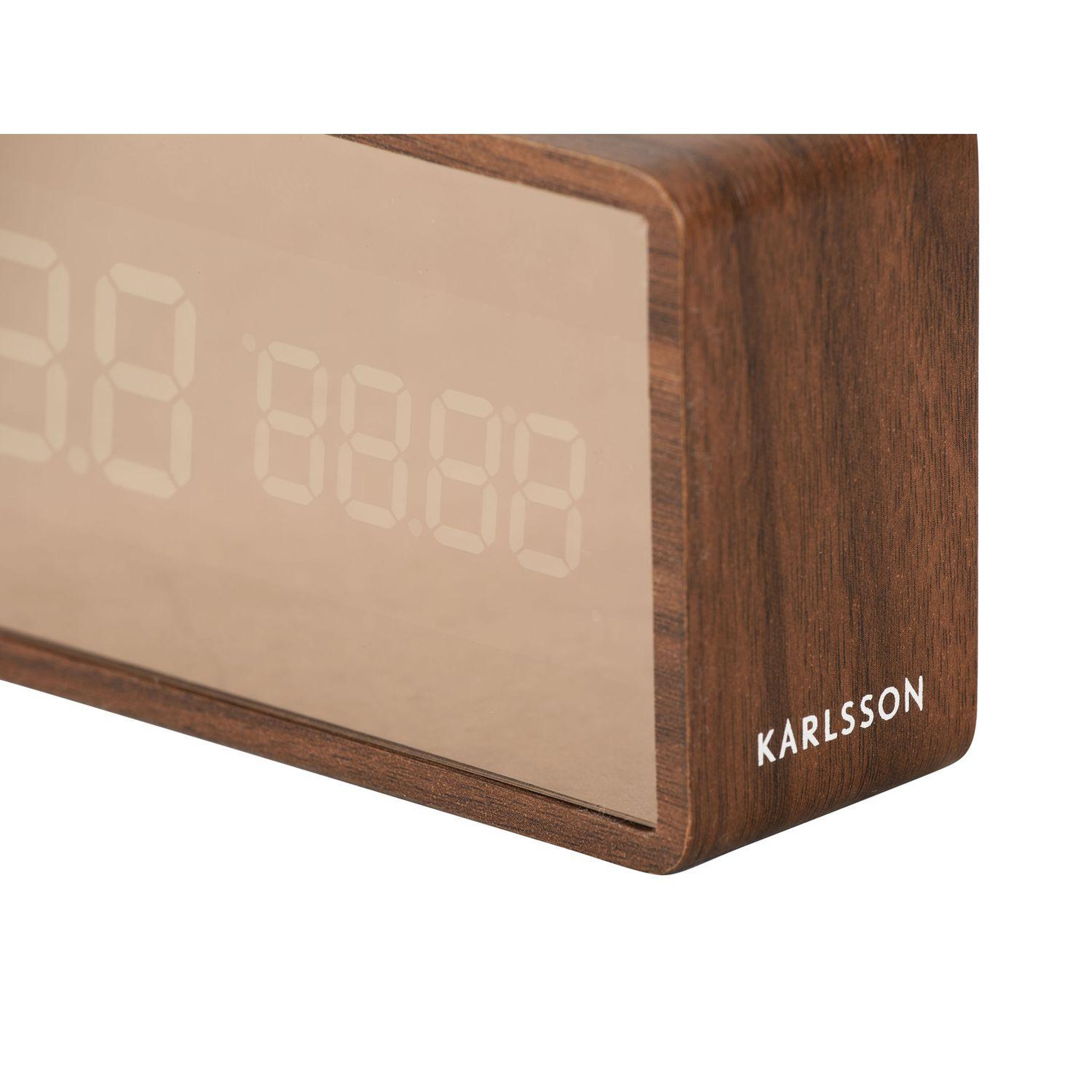 Voir la diapositive 3 : Karlsson Réveil Copper Mirror LED