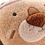 Voir la diapositive 2 : Paris Prix Coussin Déco Enfant  Lionceau  30x30cm Marron