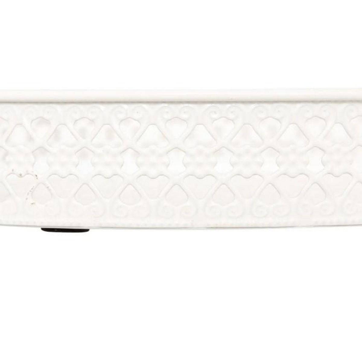 ATMOSPHERA Lot de 2 Plateaux Déco  Wild Romance  31cm Blanc & Vert
